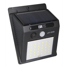 Refletor Arandela LED SOLAR 30 Leds LKY-0030